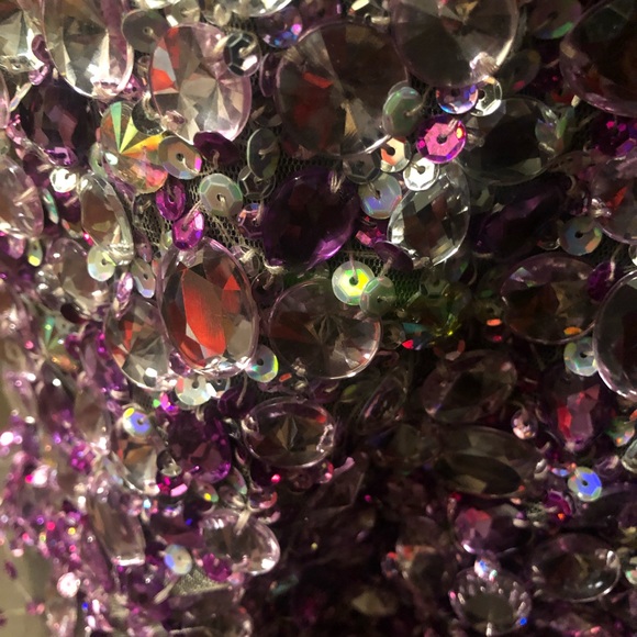 Beautiful Rhinestone Prom Dress - Picture 3 of 6